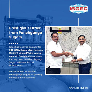 Isgec Heavy Engineering thank the client for showing confidence in us and awarding us a prestigious order for Renovation & Modernisation of Electrostatic Precipitators (ESP's) for their 2x500 MW TPP at Chandrapur 
