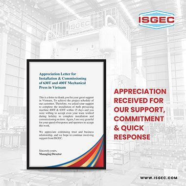 Isgec has received prestigious award from JSW BPSL Power Plant for One Million Safe Man Works Hours Award.  JSW BPSL – Jharsuguda, Odisha Plant where Isgecs  TPH CFBC Boilers are in satisfactory operation