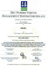 ISO 14001: 2004 Certificate