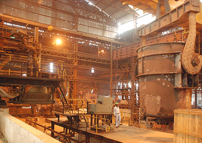 Steel Casting Shop Inner View